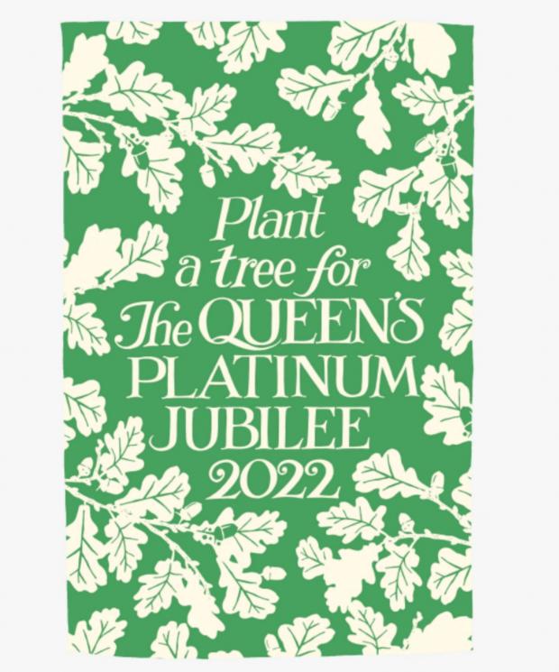 Messenger Newspapers: Jubilee Tree Planting Tea Towel (Emma Bridgewater)
