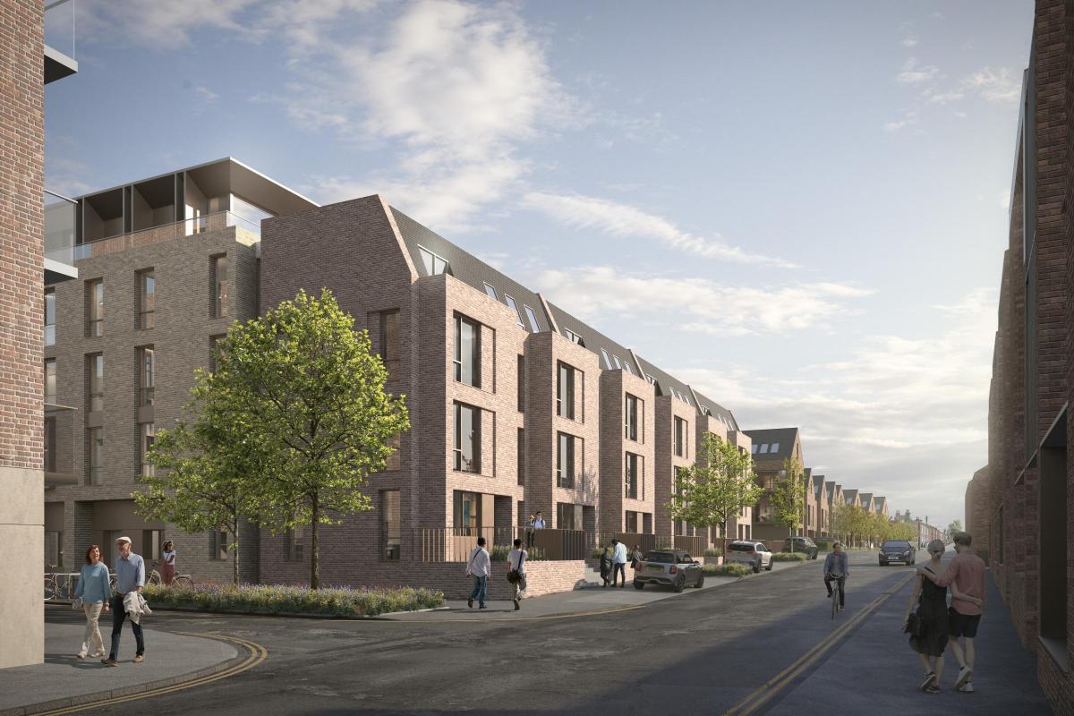 An illustration of the plans. Picture: Trafford Housing Trust