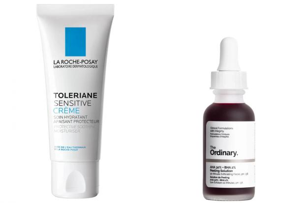 Messenger Newspapers:  La Roche-Posay Toleriane Moisturizer and The Ordinary peelign Solution. Credit: LOOKFantastic