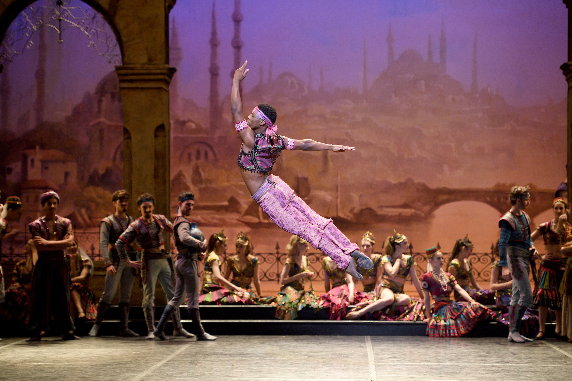 Brooklyn Mack as Lankendem in English National Ballets Le Corsaire (Picture: Laurent Liotard)