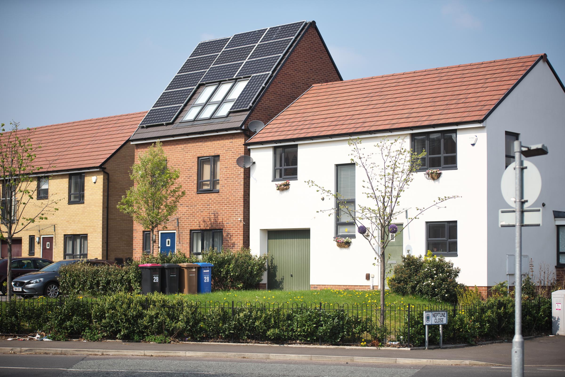 A solar panel installation in Salford (Picture: GMCA)