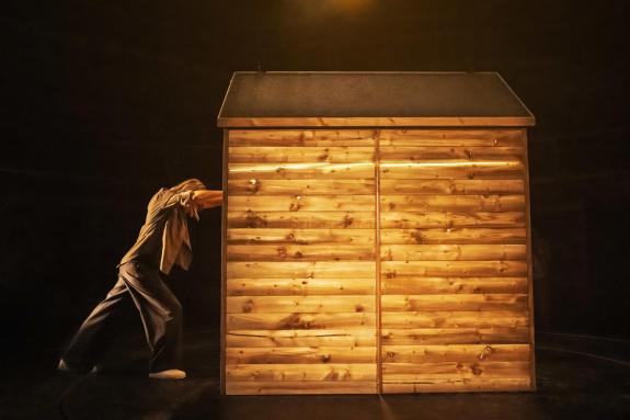 Messenger Newspapers: Lizzy Watts (Naomi) in Shed: Exploded View (Picture: Johan Persson) Messenger Newspapers: Lizzy Watts (Naomi) in Shed: Exploded View (Picture: Johan Persson)