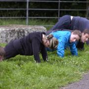 Boot Campers have to do five burpies if anyone is caught with their hands on their hips