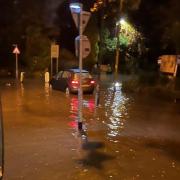 Residents reported water levels rising on residential streets in the early hours