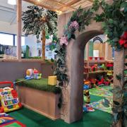 Inside the play centre