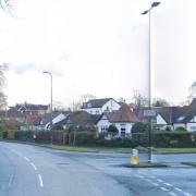 The junction of Ashton Lane and Moss Lane in Sale