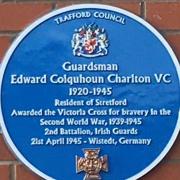 A plaque for Edward Charlton