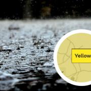 The Met Office has issued a yellow warning for rain