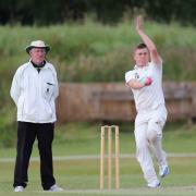There was a captain’s performance from Tom Riley. Picture by George Franks