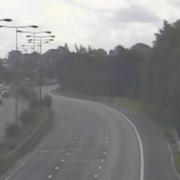The emergency services were called to the northbound carriageway after Orrell Interchange