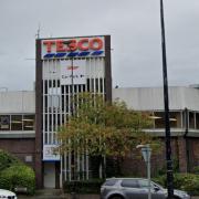 The incident happened in the car park of the Tesco superstore in Sale