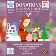 Donations are being taken on Saturday at Urmston Masonic Centre