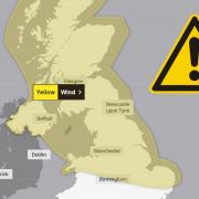 A yellow weather warning is in place across Oldham