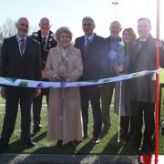 The launch of the all-weather pitch at Partington Sports Village