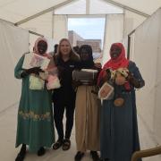 Wendy and her team of midwives in Sudan.