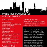 Sale choral concert evening for Manchester Arena bombing