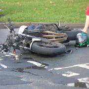 Crash in Partington. Picture: Darren Marsden