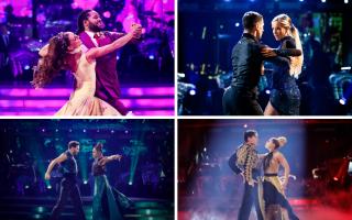Four Strictly finalists will battle it out in the ballroom with an incredible three dances each this weekend. (BBC/ Guy Levy/ PA)