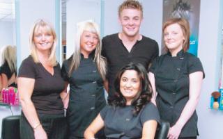 The staff at Revive salon in Hale