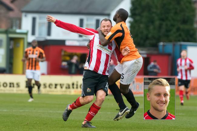Kyle Perry is one of five players leaving Alty meanwhile player's player of the year Jake Moult stays, inset