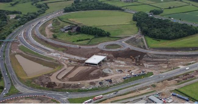 The A556 works continue - with overnight closures of near the M6