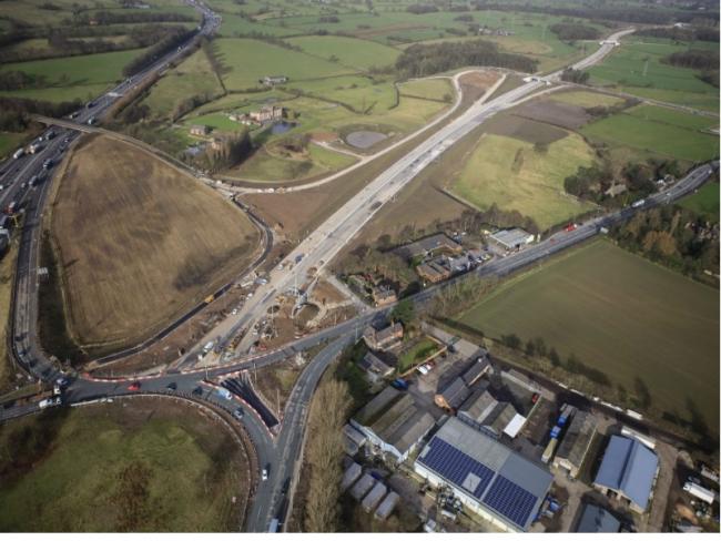 The new A556 road will be opened from Monday March 6 - following another weekend of closures