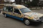 The Manchester Bees hearse