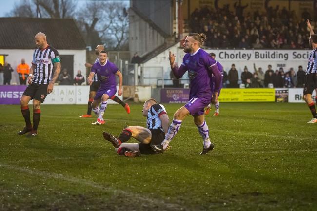 Max Harrop nets for Alty at Chorley. Picture by Michael Ripley Photography