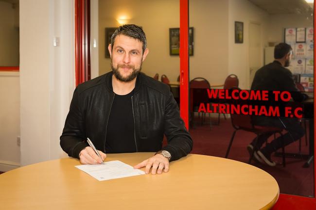 READY TO GO: New Altrincham stopper Steven Drench. Picture by Michael Ripley Photography